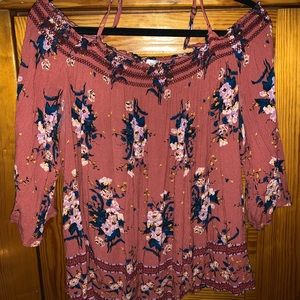 Floral blouse size XL